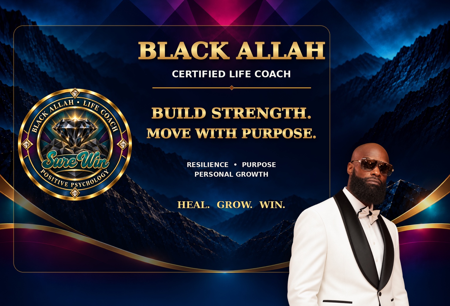 Black Allah, Certified Life Coach — Build strength. Move with purpose.